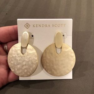 Gold earrings